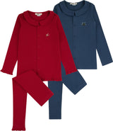 Noggi Boys Girls Cotton Grandpa Pajamas - 217013