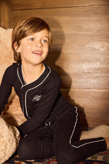 Noggi Boys Girls Button Down Cotton Pajamas - 217014