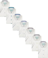 T.O. Collection Boys Short Sleeve Dress Shirt with Contrast - CS0