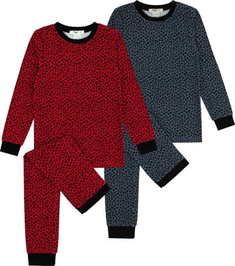 Noggi Boys Girls Leopard Bamboo Cotton Pajamas - 217020