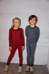 Noggi Boys Girls Leopard Bamboo Cotton Pajamas - 217020