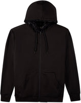 Memoi Mens Faux Fur Zip Up Hoodie - MBJ-005
