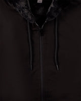Memoi Mens Faux Fur Zip Up Hoodie - MBJ-005