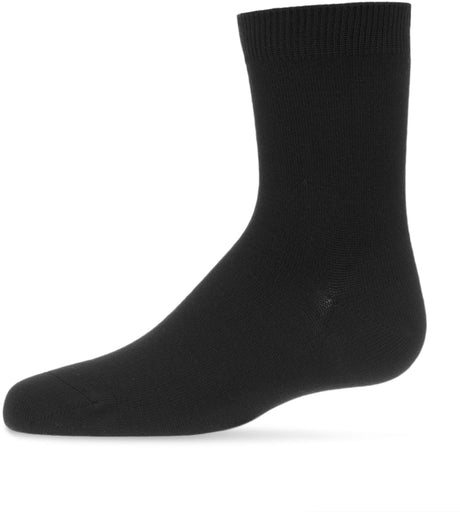 Memoi Boys Girls Basic Soft Bamboo Crew Socks - MK-6166