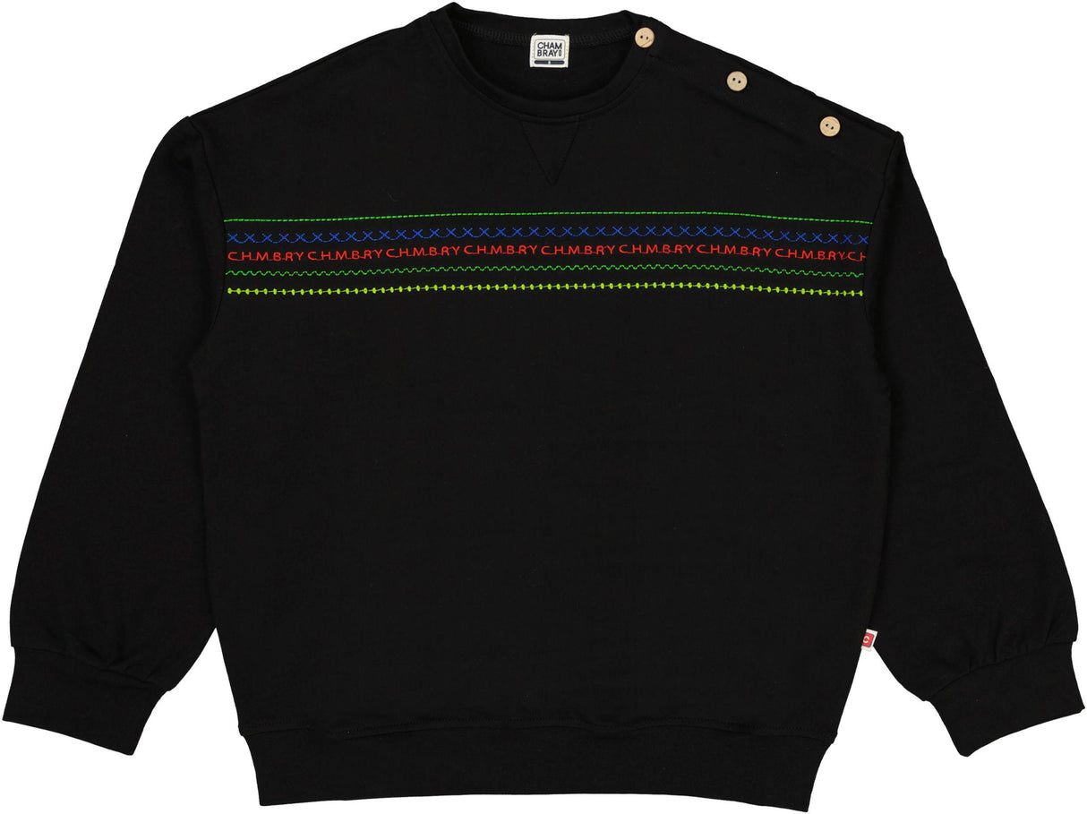 Chambray Boys Girls Colorline Sweatshirt - AW131