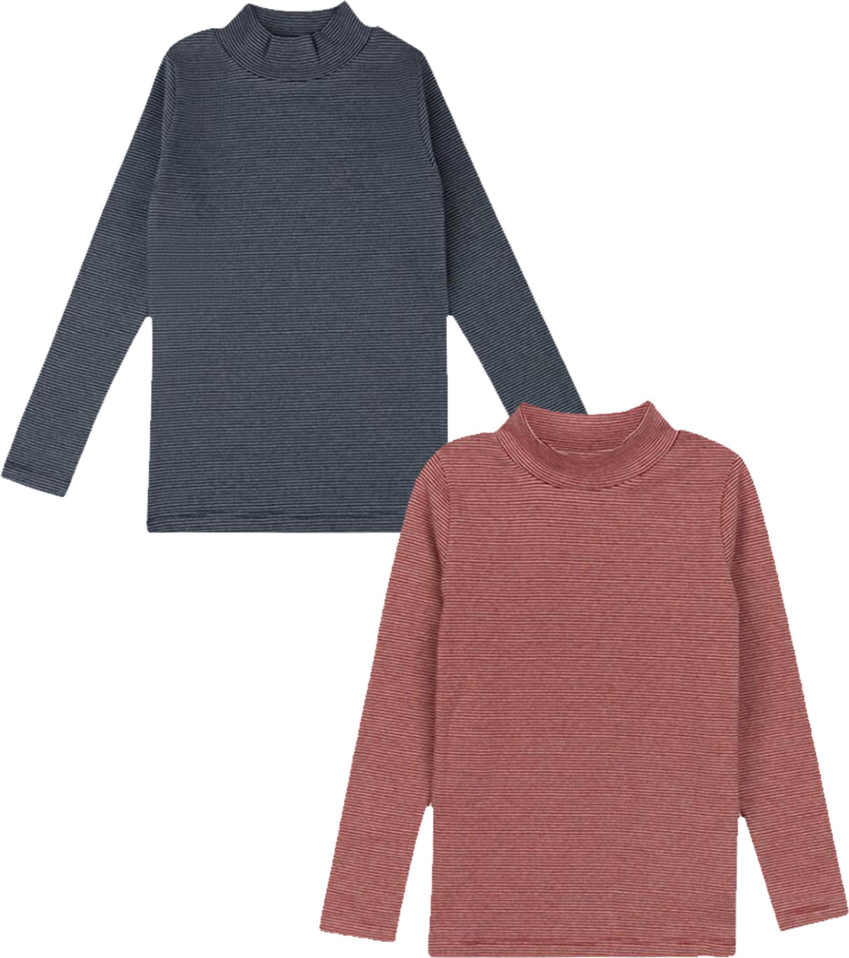 Ely's & Co Boys Girls Autumn Collection Striped Turtleneck - AW25-003