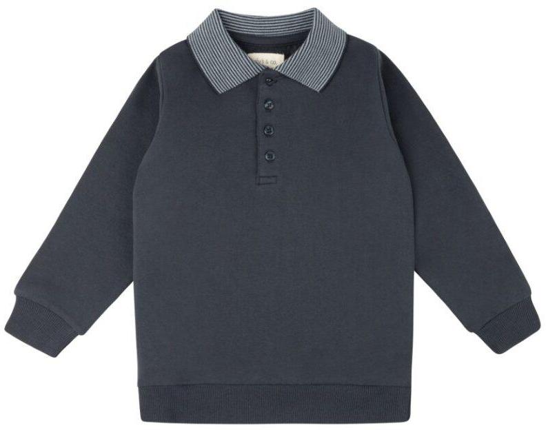 Ely's & Co Boys Autumn Collection Long Sleeve Polo Sweatshirt - AW25-0039