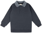 Ely's & Co Boys Autumn Collection Long Sleeve Polo Sweatshirt - AW25-0039