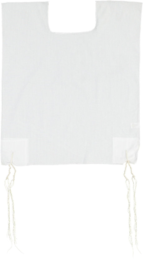 Keter Judaica Mens 100% Cotton Round-Neck Tzitzis with Sefardi Strings