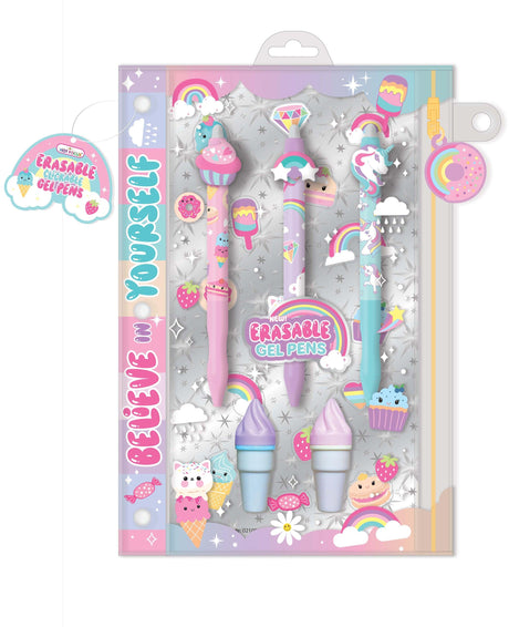 Hot Focus Click & Erasable Gel Pen Set - 338RB
