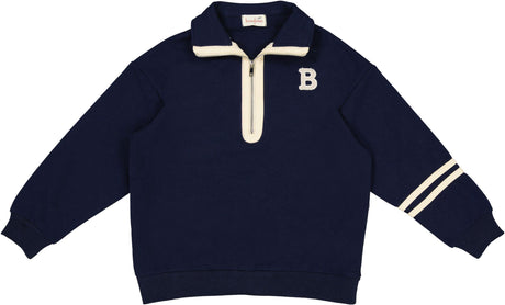 Bondoux Bebe Boys Varsity Long Sleeve Polo Sweatshirt - W26-266BT