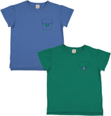 Analogie by Lil Legs Boating Crew Collection Boys Short Sleeve Pocket T-shirt - BCPTE