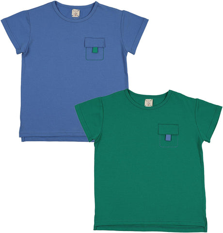 Analogie by Lil Legs Boating Crew Collection Boys Short Sleeve Pocket T-shirt - BCPTE