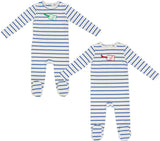 Jolie Capri Baby Boys Girls Tag Collection Cotton Footie - SB6CY2883