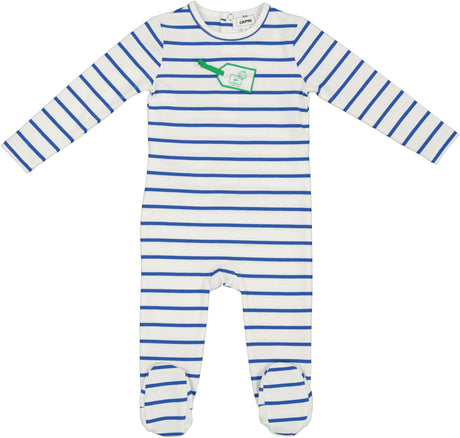 Jolie Capri Baby Boys Girls Tag Collection Cotton Footie - SB6CY2883