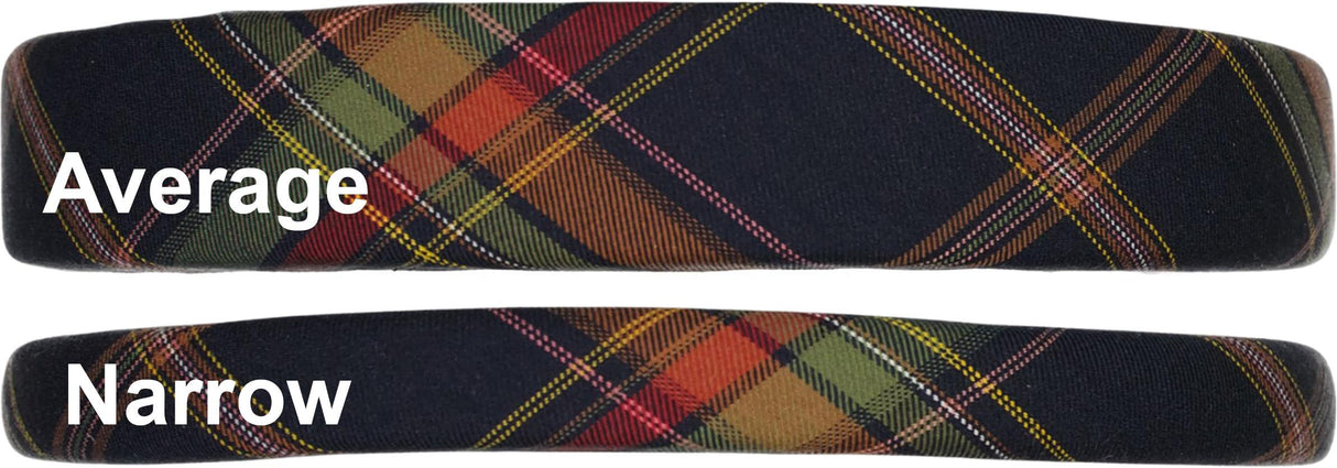 Keshet Girls Puffy Plaid Headband - HB2651
