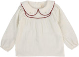 Cream/Deep Red