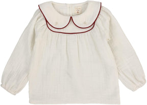 Cream/Deep Red
