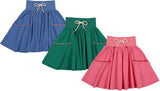 Analogie by Lil Legs Boating Crew Collection Girls Pocket Skirt - BCPSK