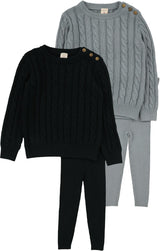 Analogie by Lil Legs Knit Collection Baby Boys Cable Outfit - DCKS