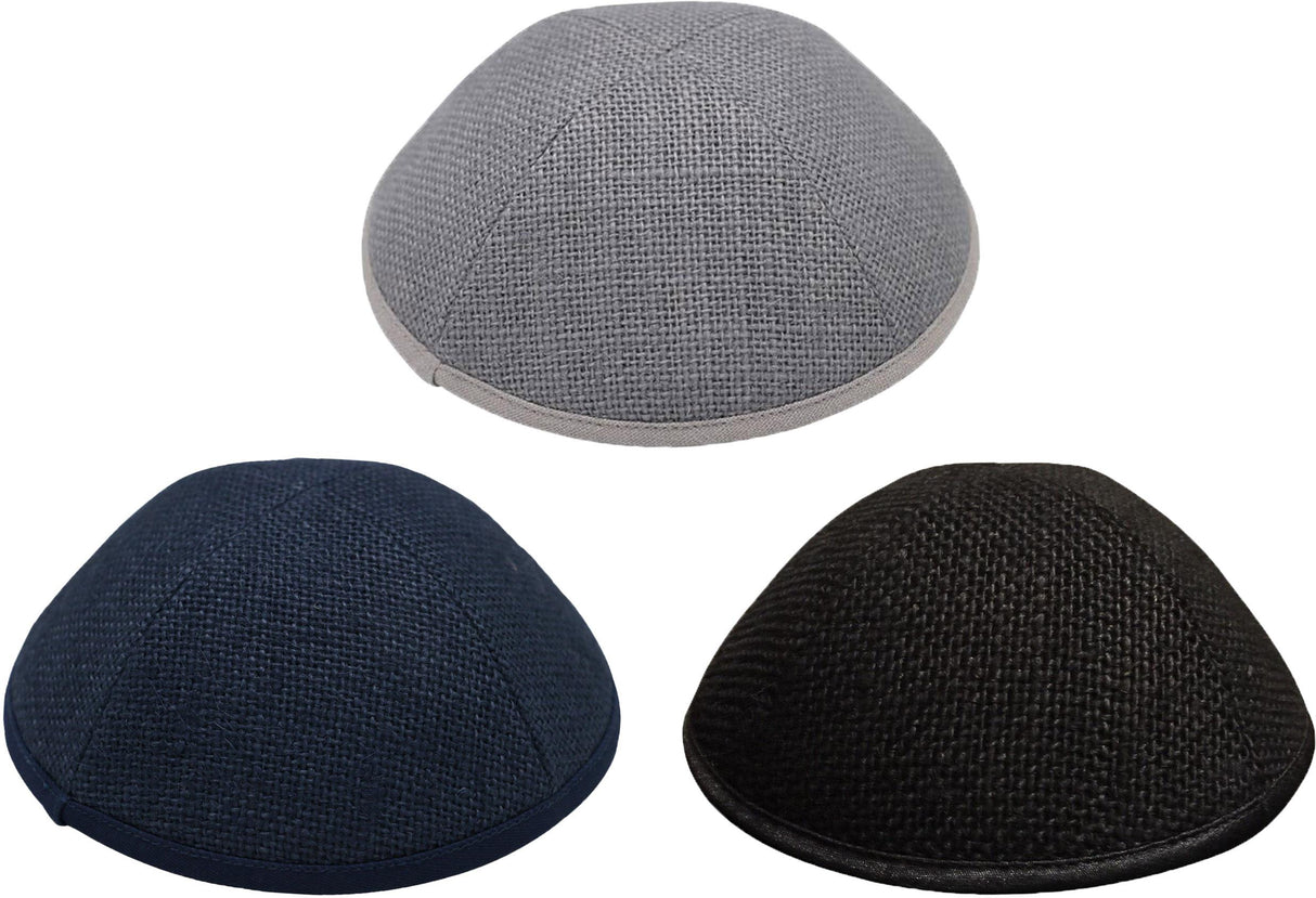 iKippah Boys Burlap Yarmulka