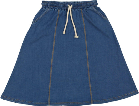 Puddles Girls Teens Denim Drawstring Skirt - SB4CY2303S
