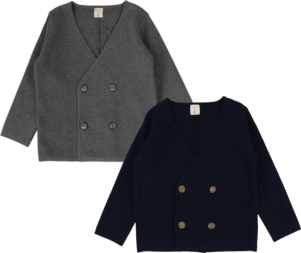 Analogie by Lil Legs Knit Collection Boys Double Breasted Blazer - DDBKB
