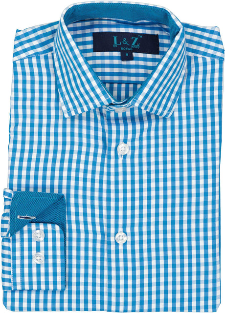 L & Z Royal Boys Long Sleeve Dress Shirt - 5918