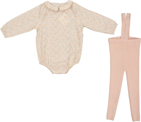 Analogie by Lil Legs Sunny Blossoms Collection Baby Boys Girls Transitional Outfit Set - TST