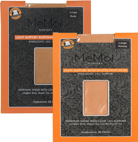 Memoi Womens Light Support Bodyshaper 30 Denier Pantyhose - MS-618