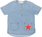 Smile Everyday Boys Starfish Short Sleeve Shirt - 8435