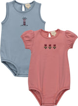 Aurora Baby Boys Girls Cross Stitch Collection Romper - ASS6-006