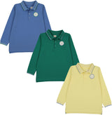 Analogie by Lil Legs Boating Crew Collection Boys Long Sleeve Polo Shirt - BCLSP