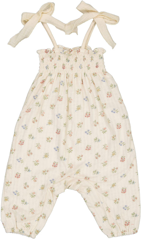 Bonjoy Baby Girls Floral Romper - BTSS26015GR