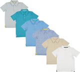 David Oliver Boys Short Sleeve Active Polo Shirt - TPAR10BZSS