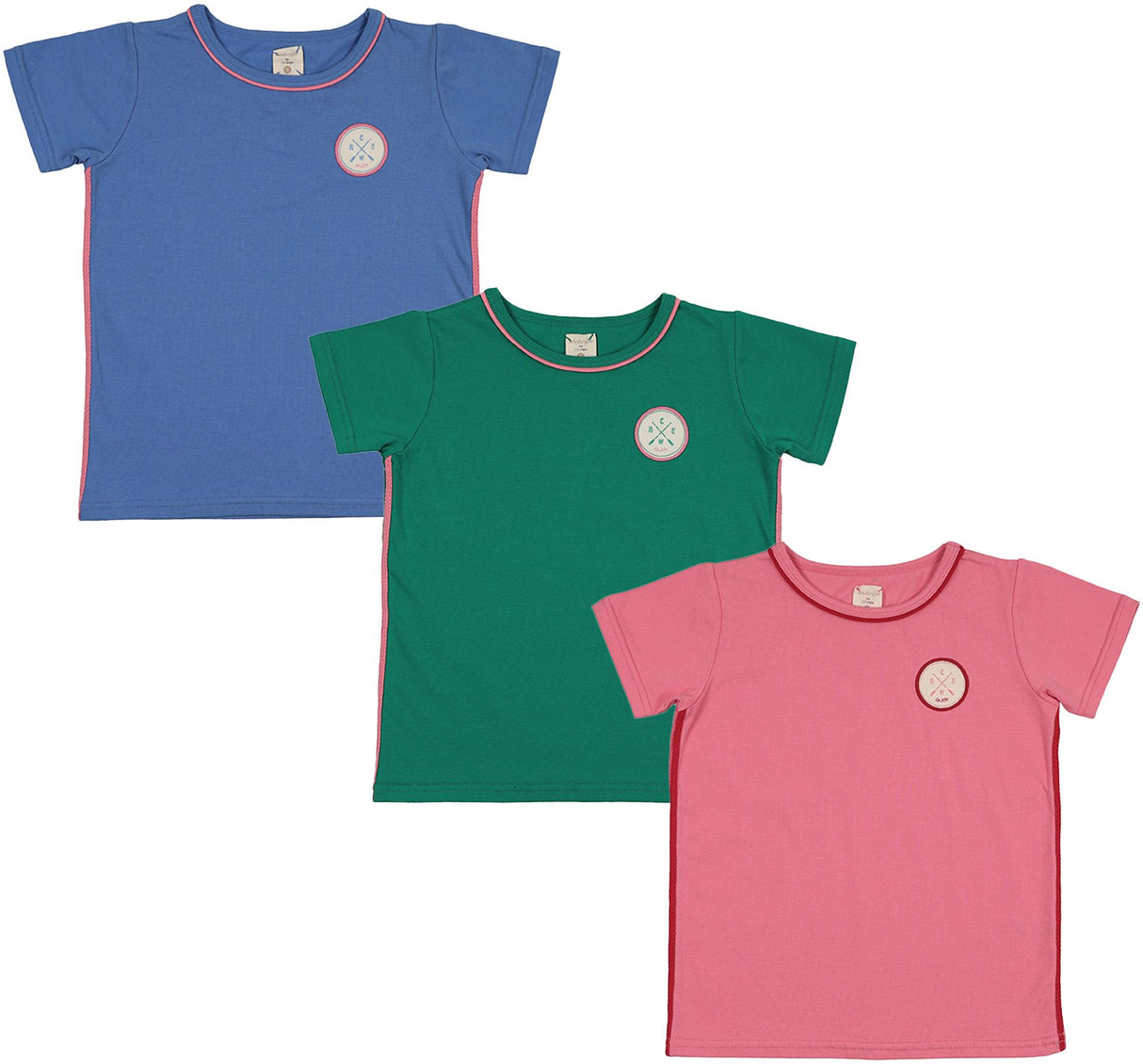 Analogie by Lil Legs Boating Crew Collection Girls Short Sleeve T-shirt Tee - BCGSST