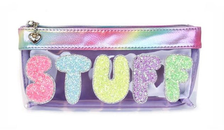 OMG Metallic Quilted Backpack & Pencil Case Set - DAISY-SBP23