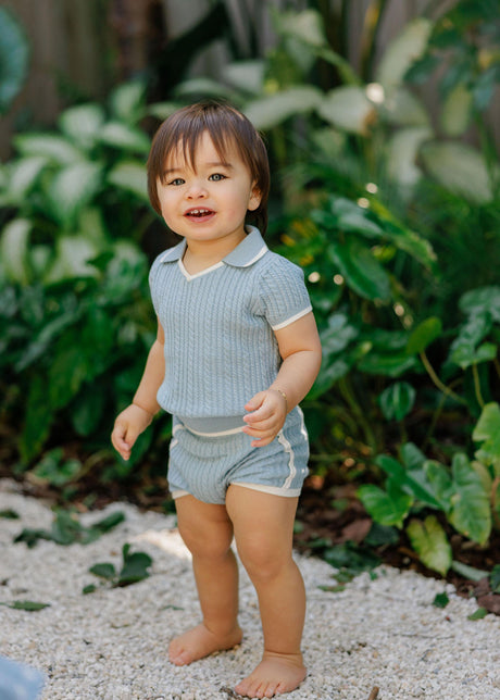 Looms by Ely's & Co. Baby Boys Knit Outfit - LSS26-0092