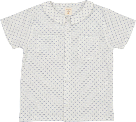 Analogie by Lil Legs Mountain Meadows Collection Toddler Boys Short Sleeve Pocket Dress Shirt - MMTSH