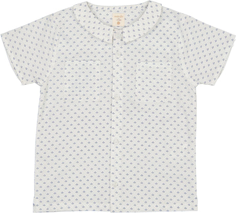 Analogie by Lil Legs Mountain Meadows Collection Toddler Boys Short Sleeve Pocket Dress Shirt - MMTSH