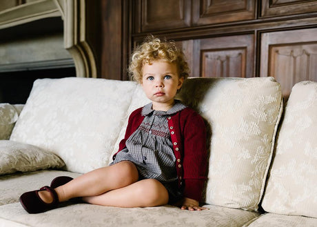 Analogie by Lil Legs Signature Collection Boys Girls Fine Knit Cardigan - AF26S550