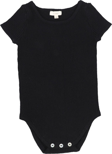 Lil Legs Knit Basic Collection Baby Boys Girls Unisex Short Sleeve Bodysuit