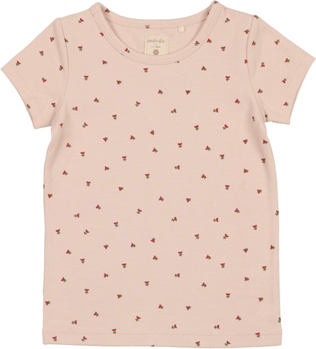 Analogie by Lil Legs Summer Print Collection Girls Tulip Short Sleeve Tee T-shirt