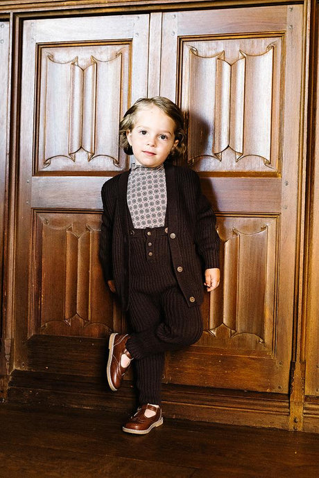Analogie by Lil Legs Signature Collection Boys Girls Grandpa Cardigan - AF26S547