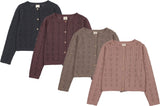 Analogie by Lil Legs Signature Collection Girls Pointelle Cardigan - AF26S527