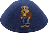 iKippah Tattered Jeans Bear Denim Yarmulka