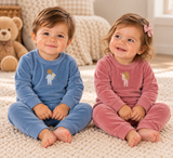 Fragile Boys Girls Velour Set - WB6CP7473E