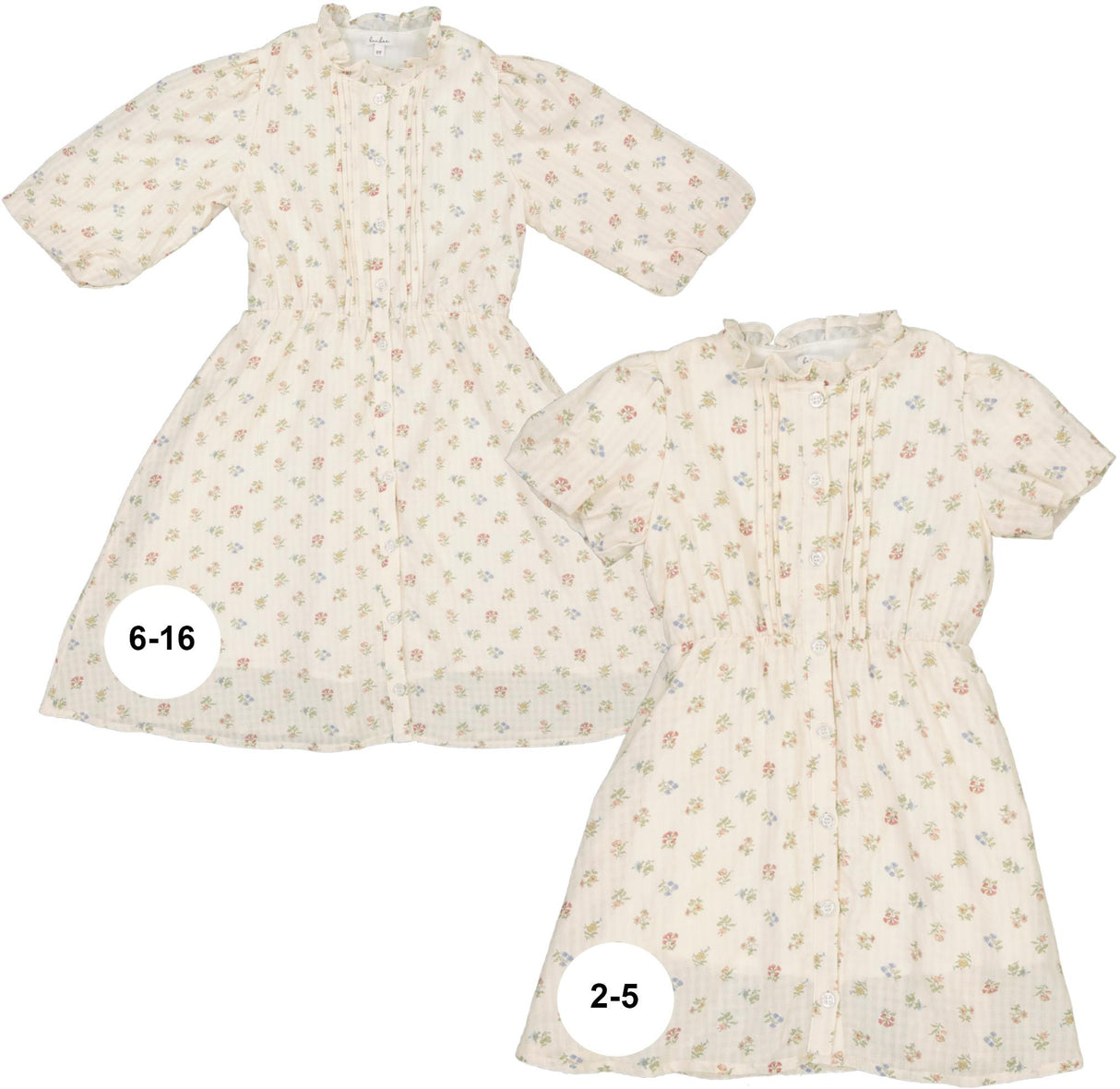 Bonjoy Girls Floral Dress - BTSS26015D