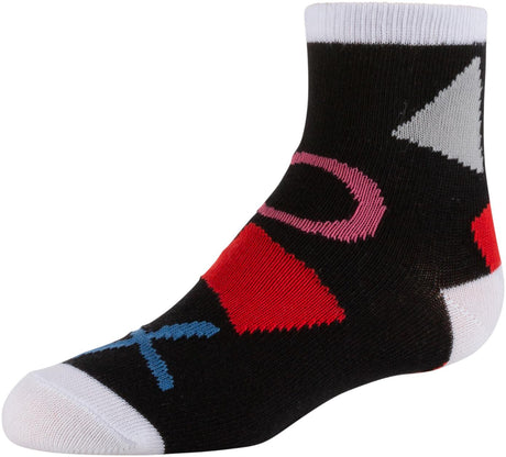 Zubii Boys Burst of Shapes and Color Ankle Socks - 692