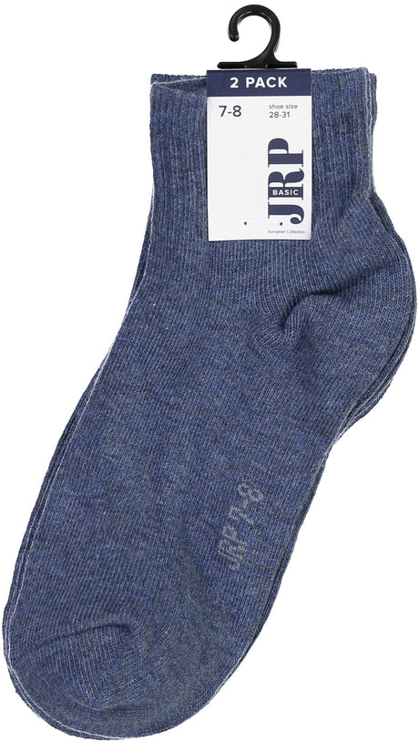 JRP Ribbed Crew Socks 2 Pack - A2SRIB